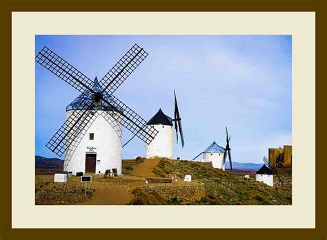 Landscapes - Posters Photography - Stunning Windmills of Consuegra.