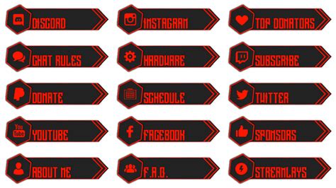 Freedom Twitch Panels Streamlayscom | Templates, Banner template, Logo ...