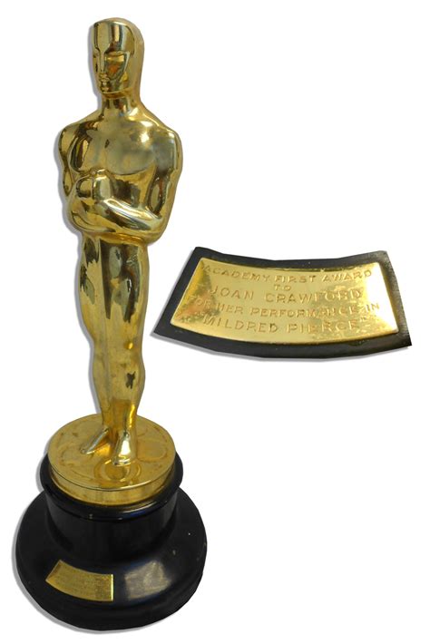 Lot Detail - Joan Crawford's Best Actress Academy Award Oscar For ''Mildred Pierce ...