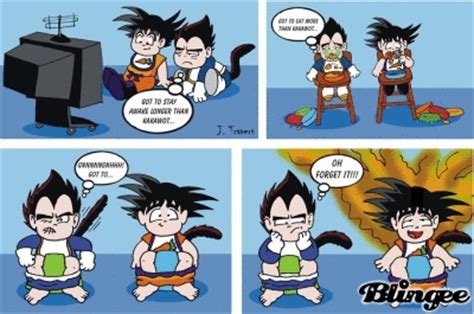 funny goku and vegeta Picture #76916269 | Blingee.com