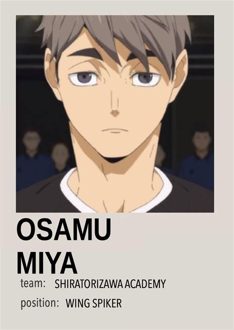 Haikyuu- Osamu Miya mini poster