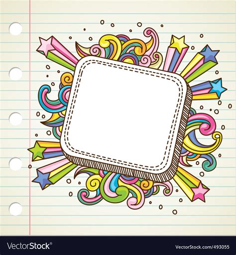 Banner doodle Royalty Free Vector Image - VectorStock