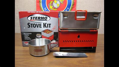 Sterno Stove Kit Review - YouTube