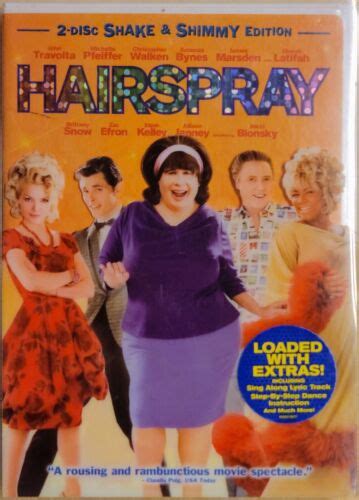 Hairspray DVD 2007 John Travolta Christopher Walken Zack Efron Comedy Family | eBay