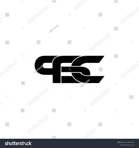 Psc Letter Monogram Logo Design Vector Stock Vector (Royalty Free ...