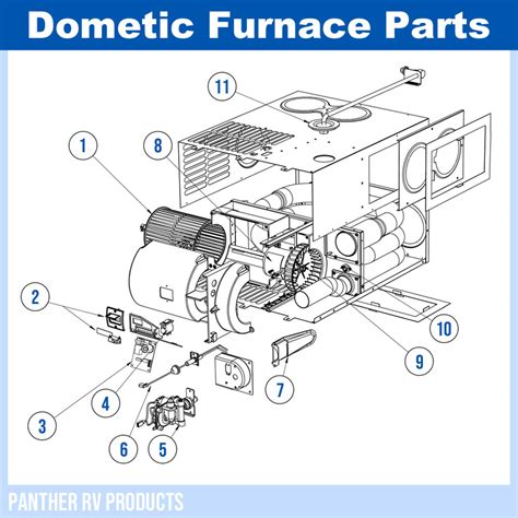 Dometic™ (Atwood) DFMD20 RV Mojave Propane Heater / Furnace - 20K Parts ...