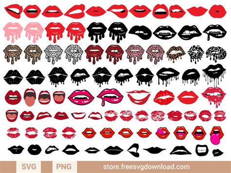 Leopard Dripping Lips Svg | Lipstutorial.org