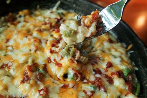 Hatch Green Chile, Bacon & Hominy Casserole recipe