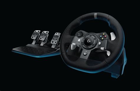 Logitech G G920 Black USB 2.0 Steering wheel + Pedals Analogue ...