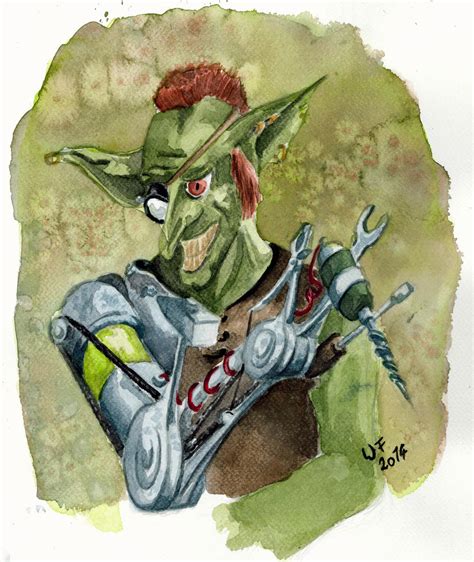 Goblin Tinkerer by Dulliros on DeviantArt