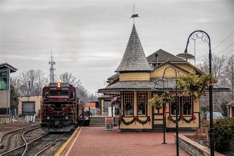 New Hope Train Station at Christmas Photograph by Kristia Adams - Fine Art America