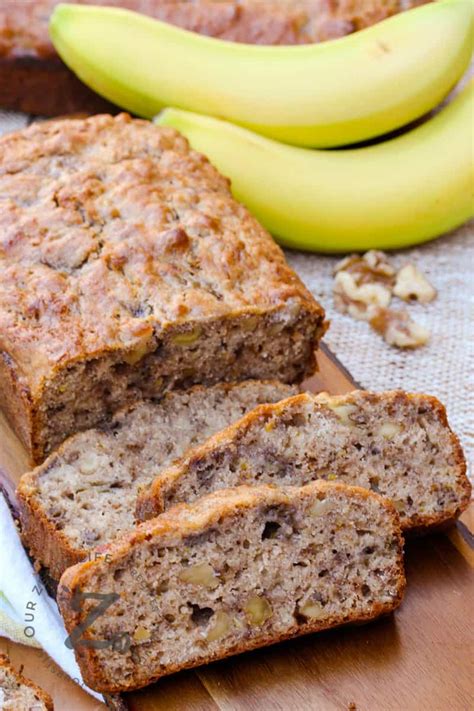 Banana Walnut Bread Recipe {Made From Scratch!} - Our Zesty Life