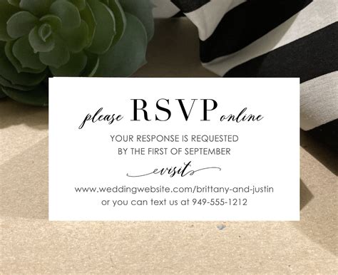 Wedding Rsvp Invitations Samples