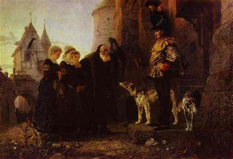 Le Droit Du Seigneur 1874 Painting | Vasily Polenov Oil Paintings