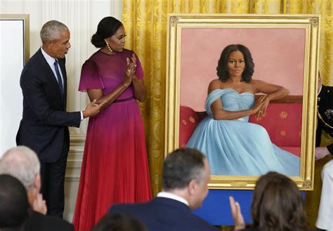 Michelle Obama seizes the moment at portrait unveiling - Los Angeles Times