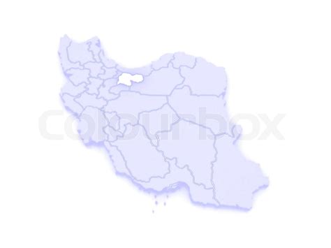 Map of Tehran. Iran | Stock image | Colourbox