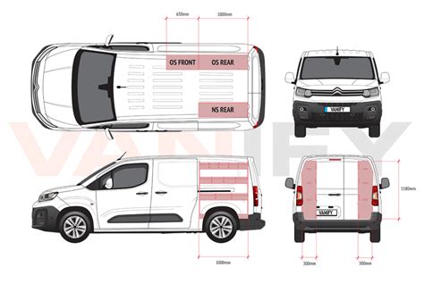 Citroen Berlingo 2019+ ply van racking tool storage. NS rear Free next ...