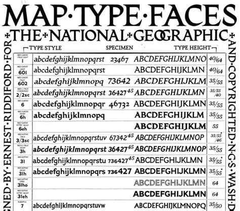 The Secret to National Geographic’s Maps Is an 80-Year-Old Font ...