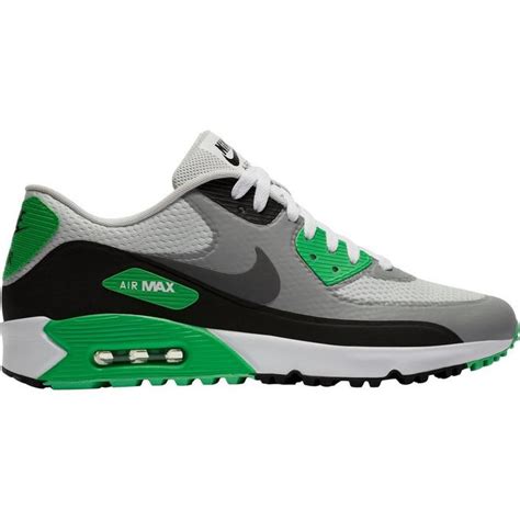 Men's Air Max 90 G Spikeless Golf Shoe-Grey/Black/Green | NIKE | Golf ...