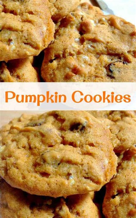 Pumpkin Cookies. These are so delicious be sure you make up plenty