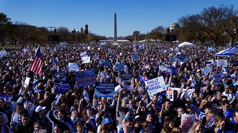 March for Israel: Jewish Groups Rally in Washington, D.C. - The New ...