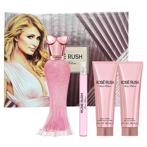 Rose Rush by Paris Hilton 100ml EDP 4 Piece Gift Set | Perfume NZ