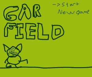 Garfield Gameboy'd - Drawception