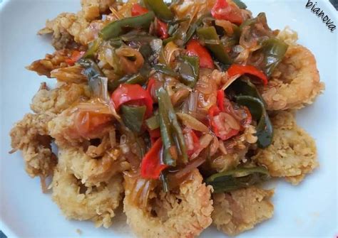 Resep Cumi Goreng Tepung Asam manis oleh Bia Nova - Cookpad