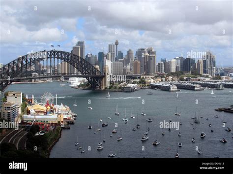 Sydney Harbour Bridge Port Jackson Australia Stock Photo - Alamy