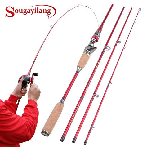 Aliexpress.com : Buy Sougayilang 2.1M Spinning Casting Fishing Rod with 24Ton Carbon Fuji O Ring ...