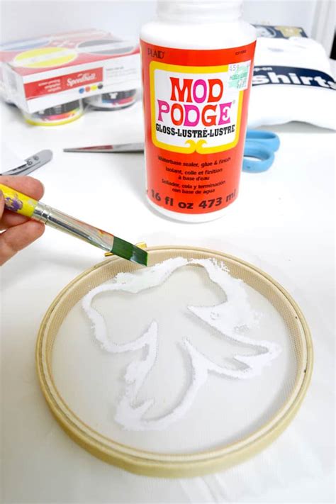 DIY screen printing with Mod Podge - Mod Podge Rocks