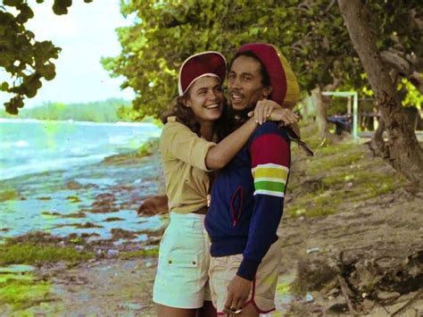 Bob Marley with his girlfriend Cynthia Cindy Jean Breakspeare (Miss ...