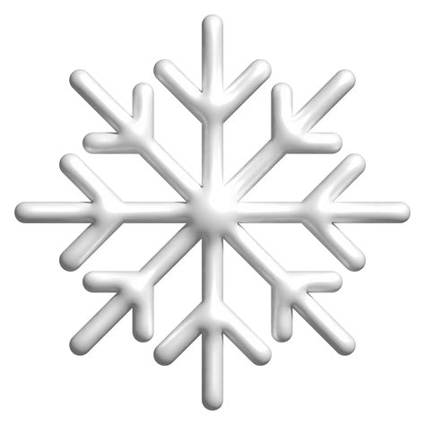 illustration of 3D snowflake 19922800 PNG