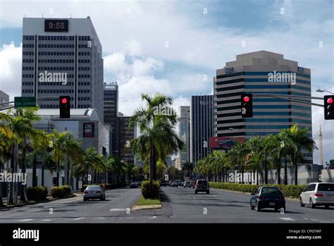 PUERTO RICO - SAN JUAN Hato Rey - Golden Mile financial district Stock Photo - Alamy