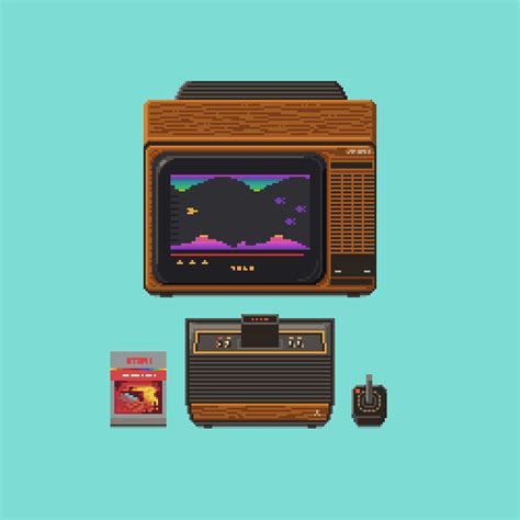Retro Game Machines Atari Video Games, Pip Boy, Destiny, Toggle, Pixel ...