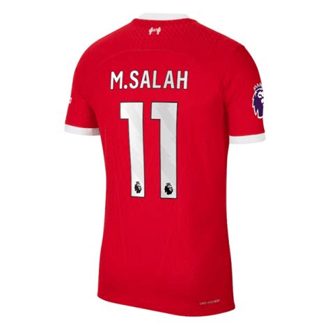 Mohamed Salah 11 Printing Liverpool 2023/24 Home Player Jersey - Red ...