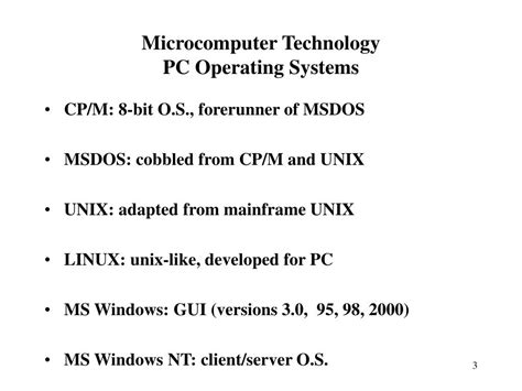 PPT - Microcomputer Technology PC Hardware PowerPoint Presentation, free download - ID:3209264