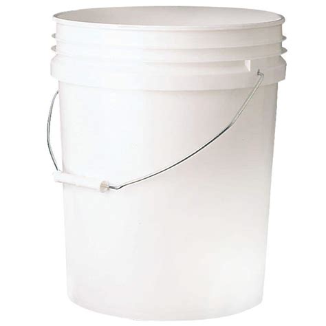 Leaktite 5 Gal. White Bucket (10-Pack) 05GL010 - The Home Depot