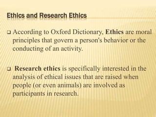 Research Ethics | PPT