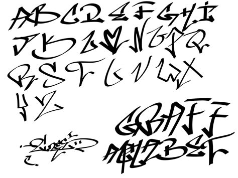 graffiti alphabet png - Clip Art Library