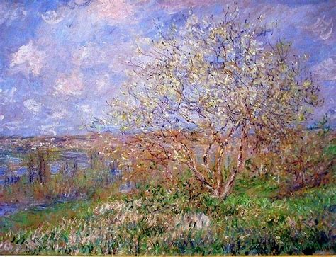 Spring by Claude Monet, 1882 | ภาพวาด, ศิลปะ, วอลเปเปอร์