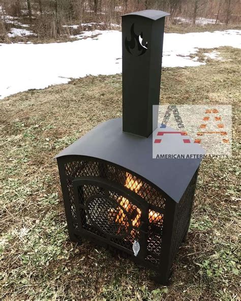 Chiminea Outdoor Fire Place Pit DXF — Homebnc