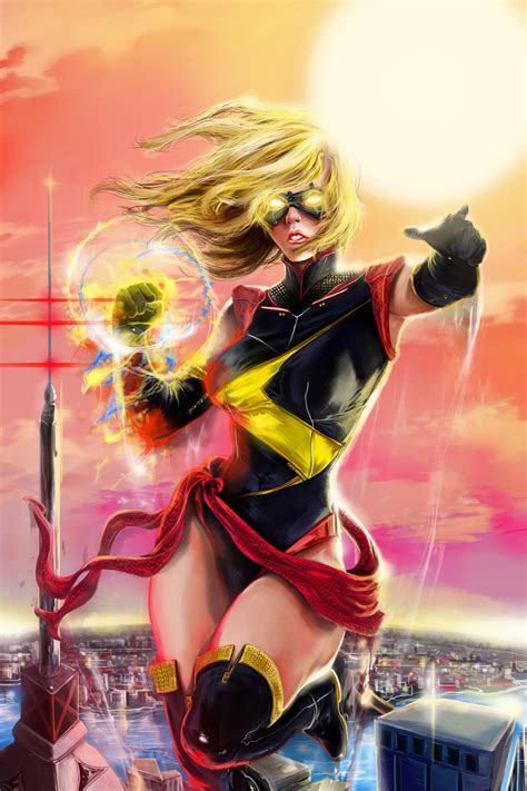 Ms. Marvel by RossoWinch on DeviantArt