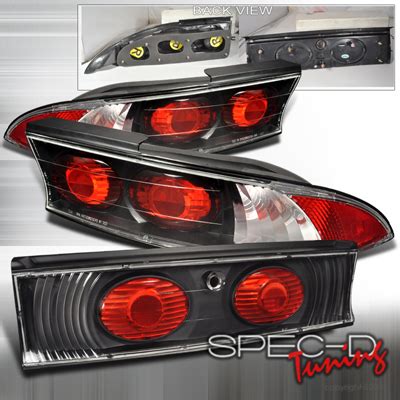 Spec-D Tuning 3Pc Tail Lights Black - 2G DSM 95-99 - Exterior - DSM ...