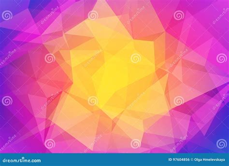 Abstract Gradient Triangle Background Stock Vector - Illustration of blue, layout: 97604856