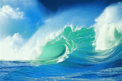 gif ocean animé rouleaux vagues animées gif