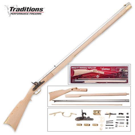 Traditions Kentucky Rifle Kit – Build It Yourself | BUDK.com - Knives ...