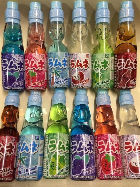 Ramune Toko Japanese Soda 6.76 oz Carbonate Marble Soft Drink, (All ...