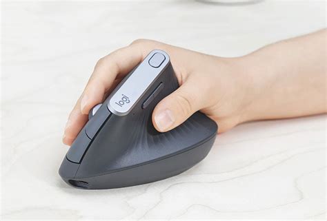 Logitech's MX Vertical Ergonomic Mouse is Perfectly Angled for Comfort