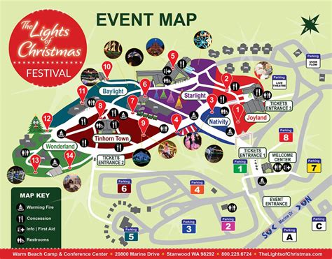 Driving Directions & Map to The Lights of Christmas - Only 1 hour North of Seattle! | Christmas ...